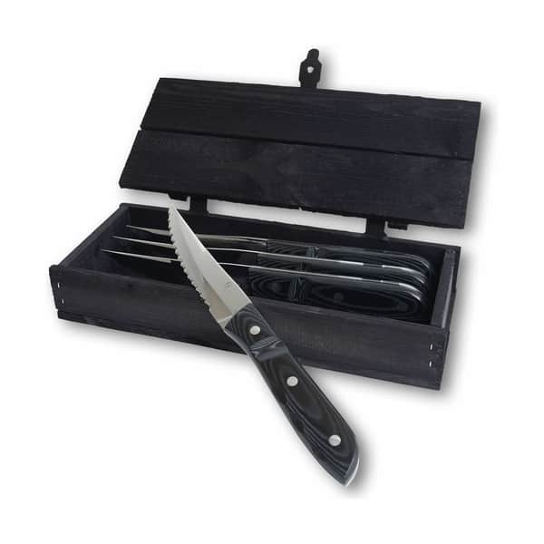 Gense Old Farmer Micarta XL Steakkniv - 4 Stk.