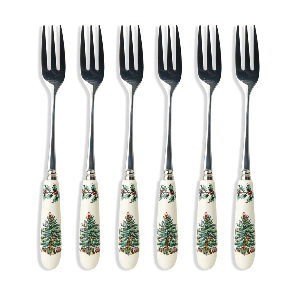 Spode Christmas Tree Kagegaffel - 6 Stk.