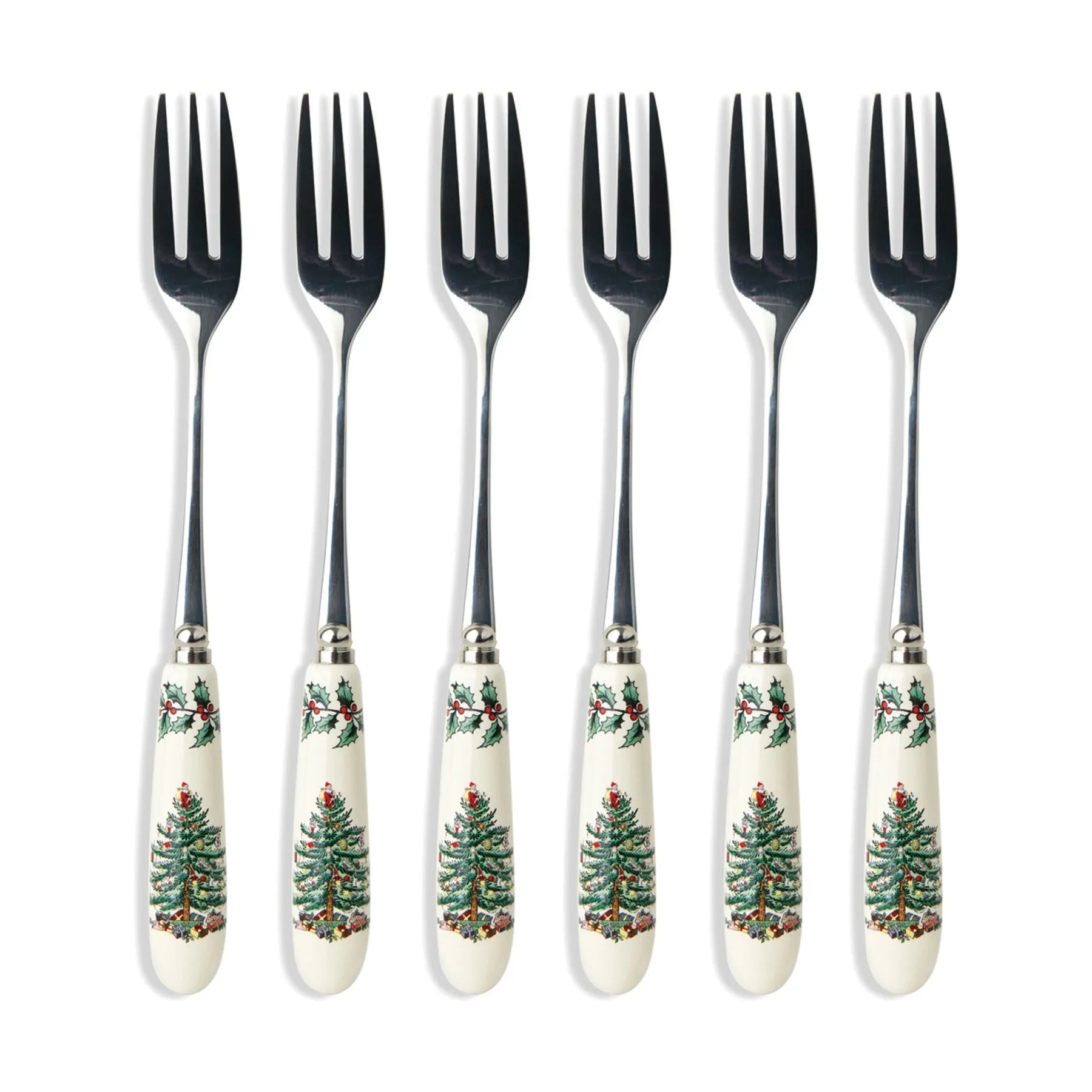 Spode Christmas Tree Kagegaffel - 6 Stk.