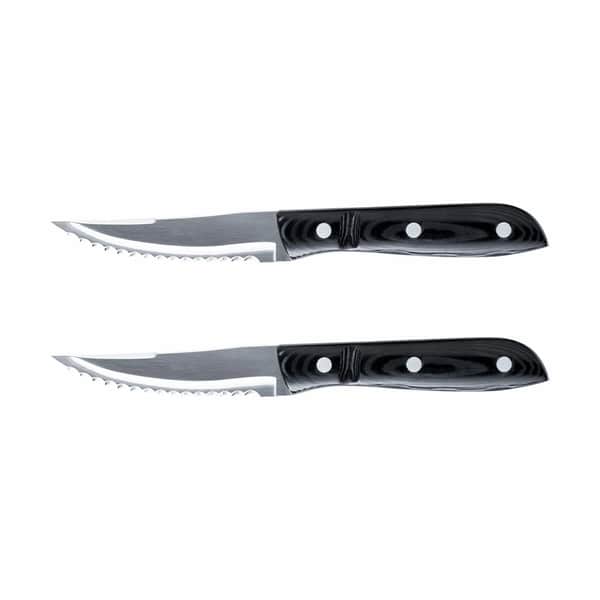 Gense Old Farmer Micarta XL Steakkniv - 2 Stk.