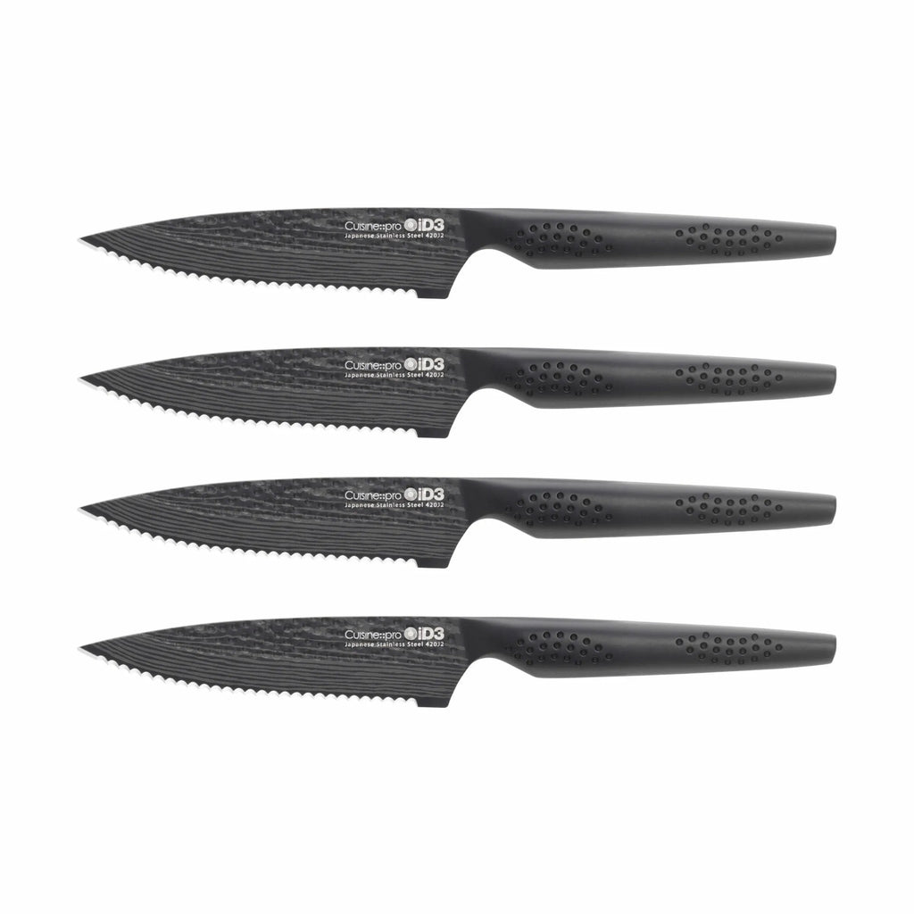  ID3® BLACK SAMURAI™ Steakkniv - 4 Stk.