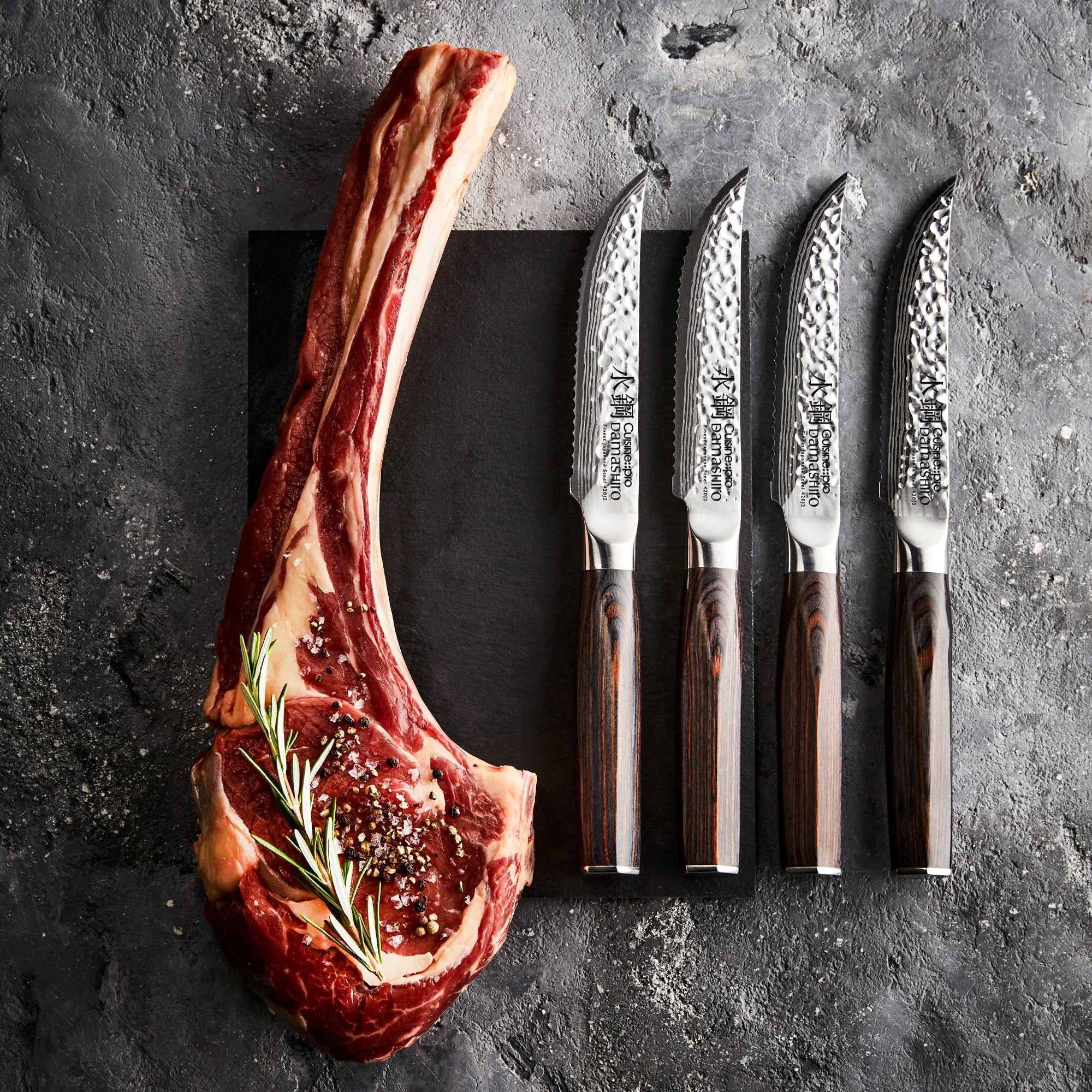  Damashiro® EMPEROR Steakknivssæt - 4 Dele