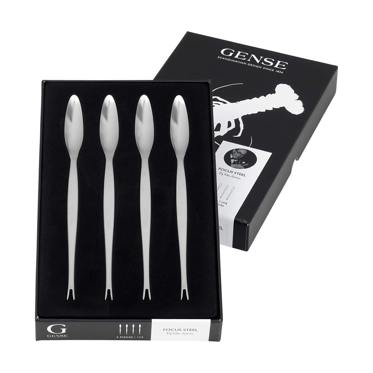 Gense Focus Steel Hummergaffel - 4 Stk.
