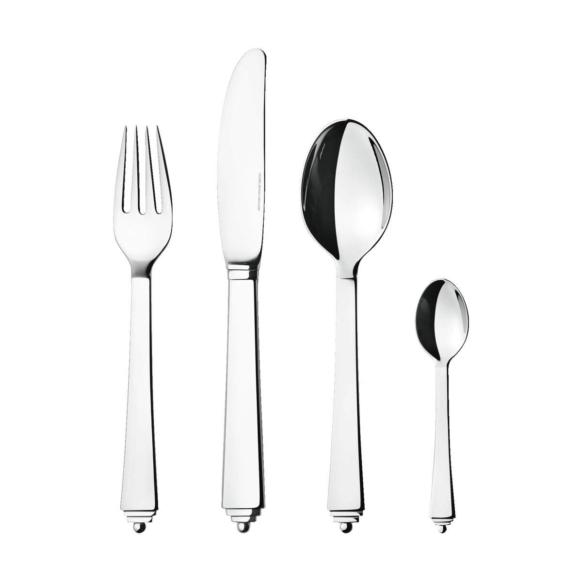 Georg Jensen Pyramide Bestiksæt - 4 Dele