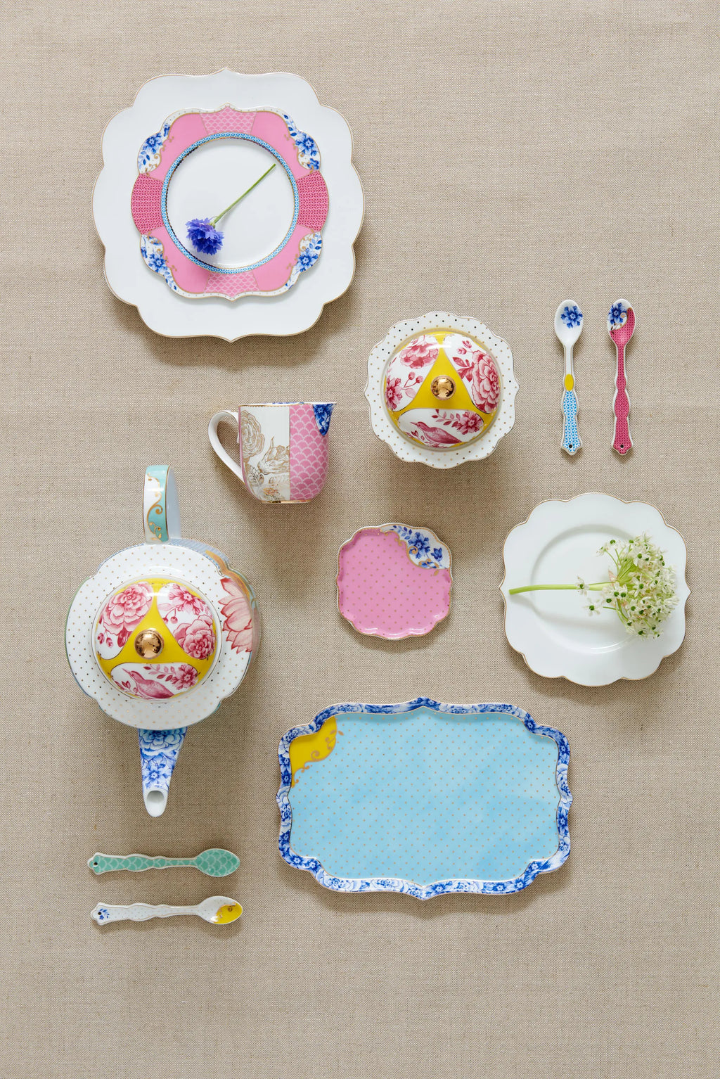 Pip Studio Royal Multi Teske - 4 Stk.