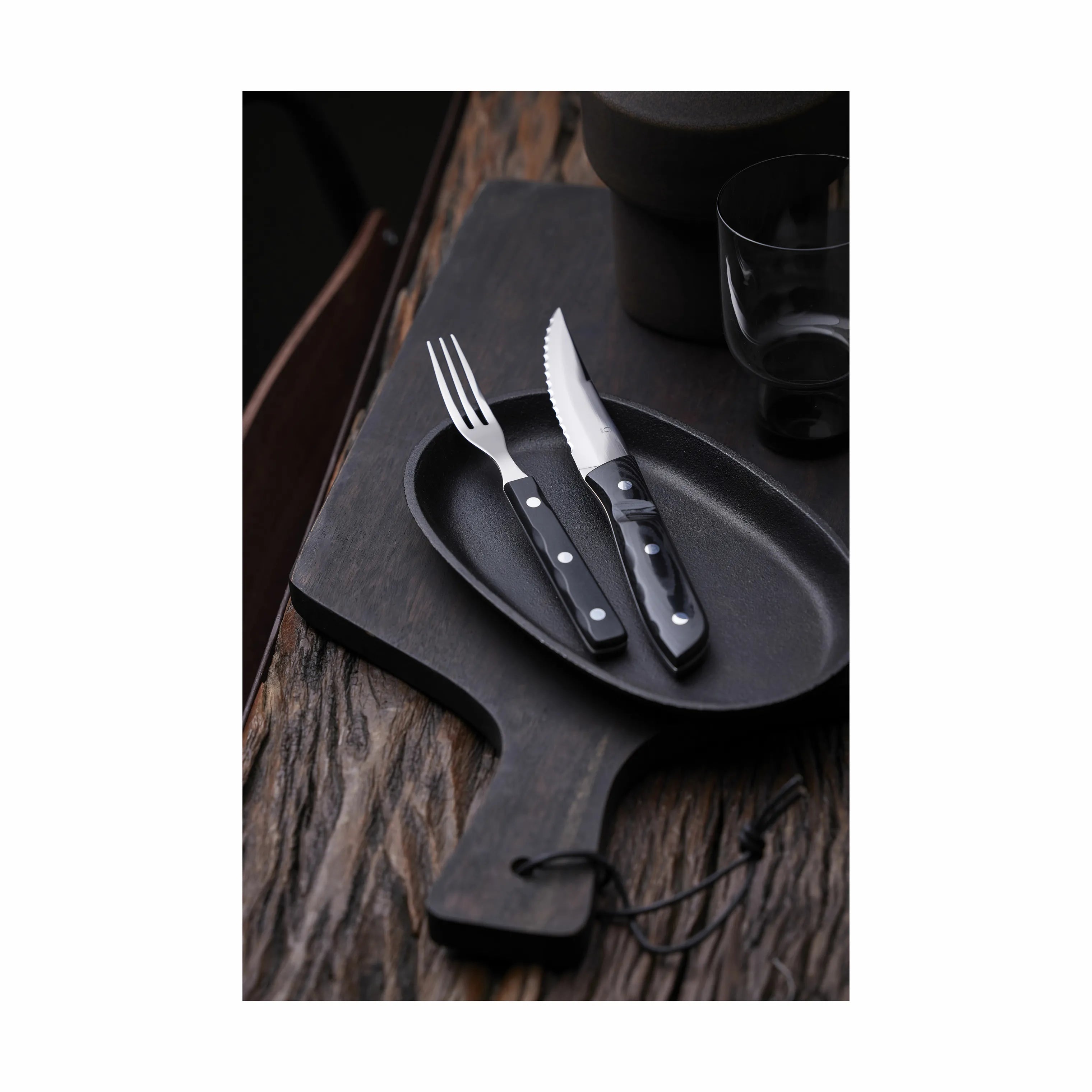 Gense Old Farmer Micarta XL Steakkniv